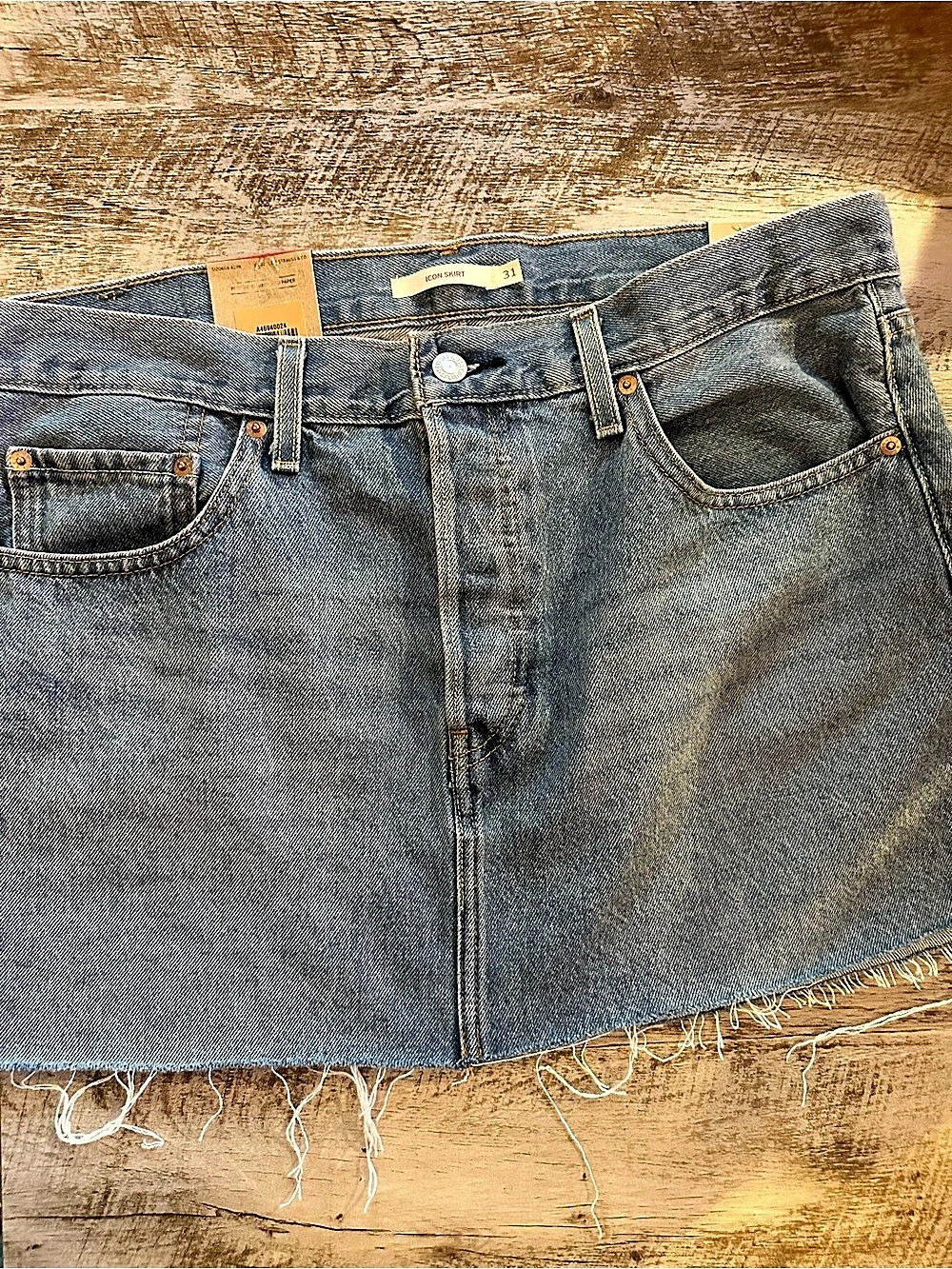 Levi's Icon Skirt Denim Mini Skirt in Blue